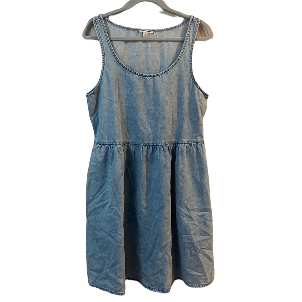 NEW American Eagle Sleeveless Denim Fit and Flare Dress
